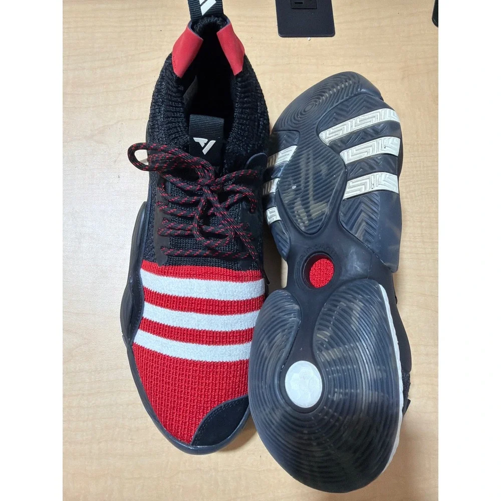 Adidas Trae Young 2.0 Meilin Basketball Shoes Black Red White HP7420 Mens 10.5